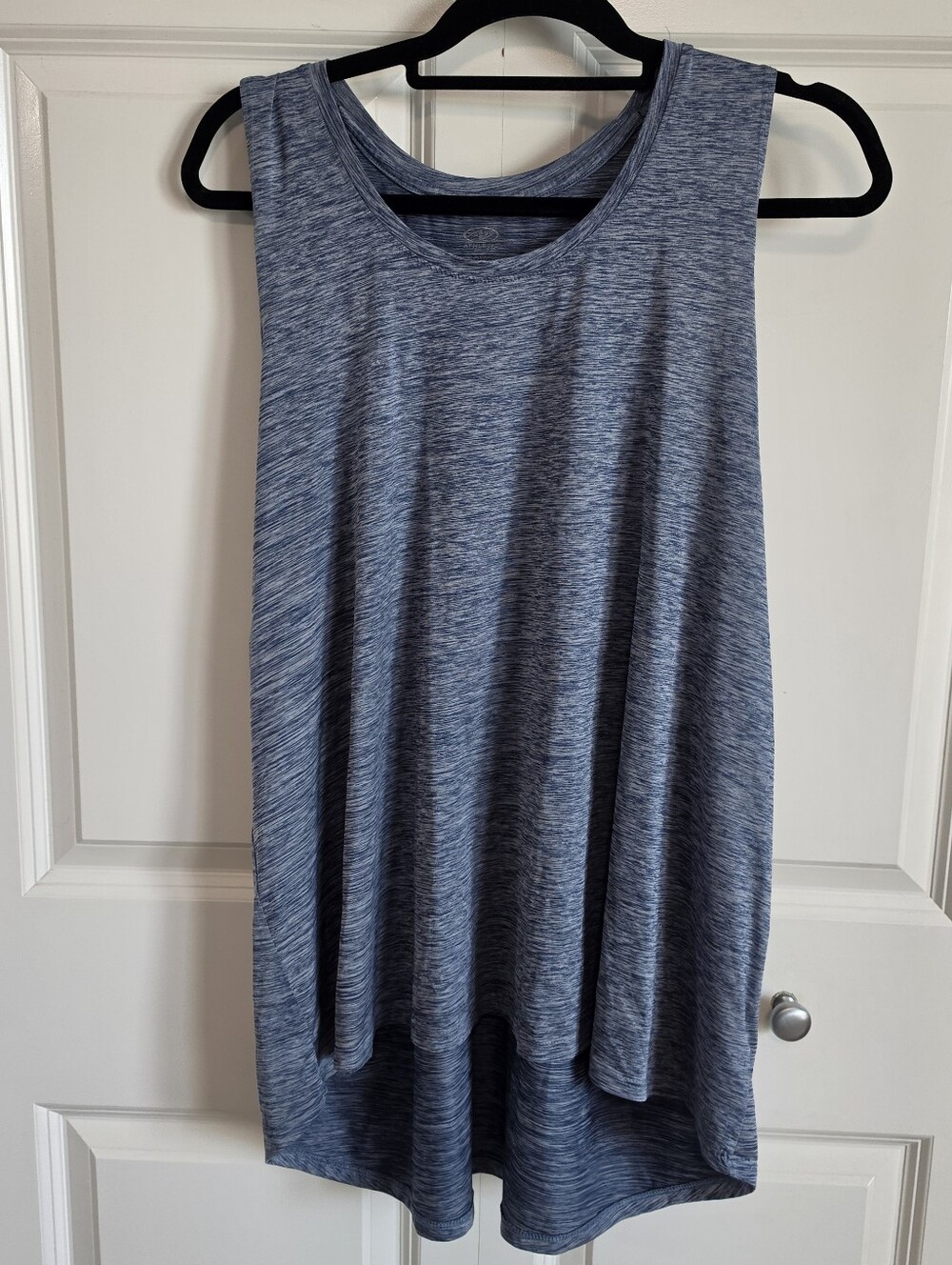 Athletic Works Blue Heather Sleeveless Tank